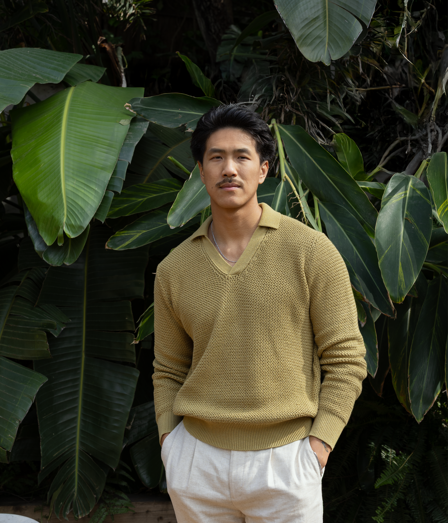 Uncle Purl Polo Shirts Cotton Silk Crochet