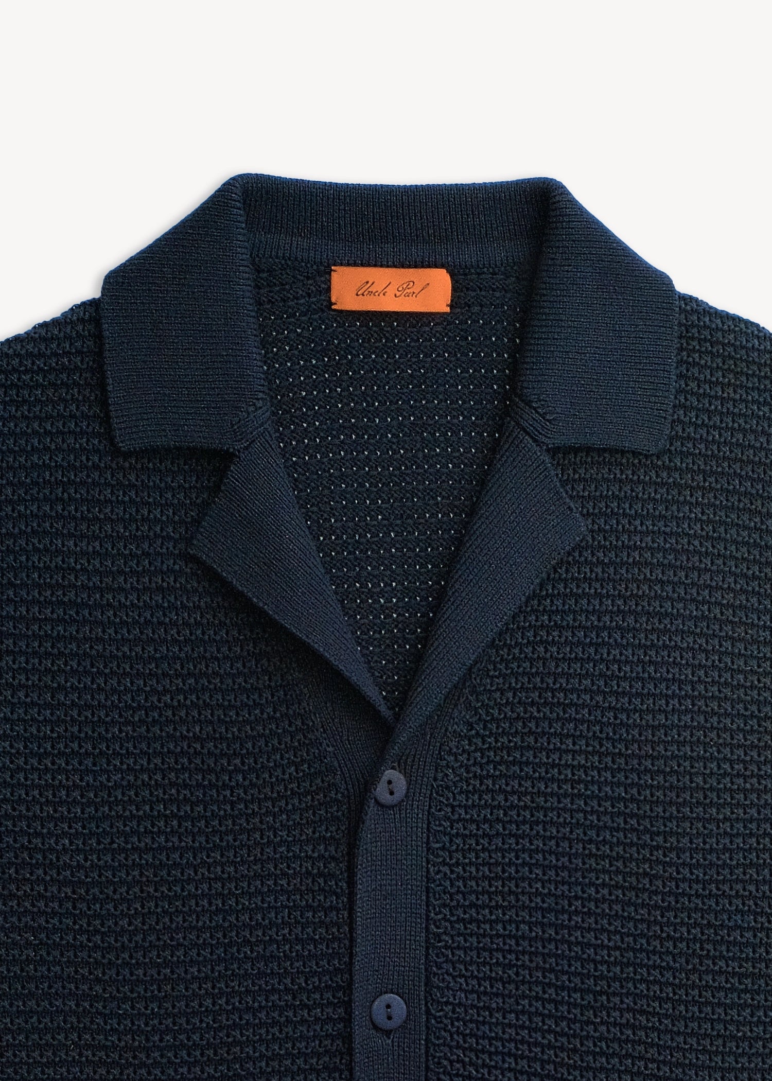 Loop Stitch Cabana Shirt - Deep Navy