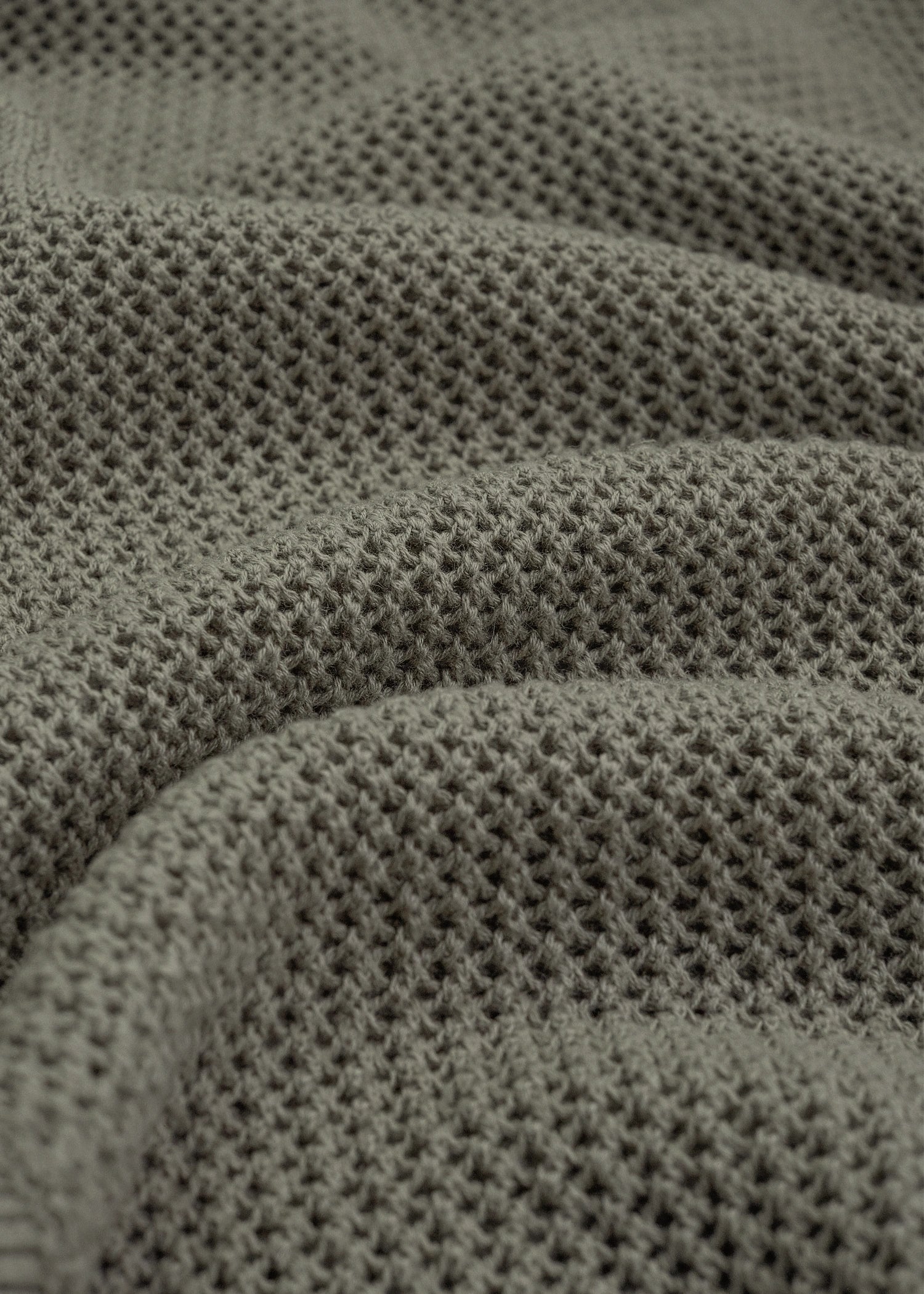 Crochet Stitch Shirt - Sage Green