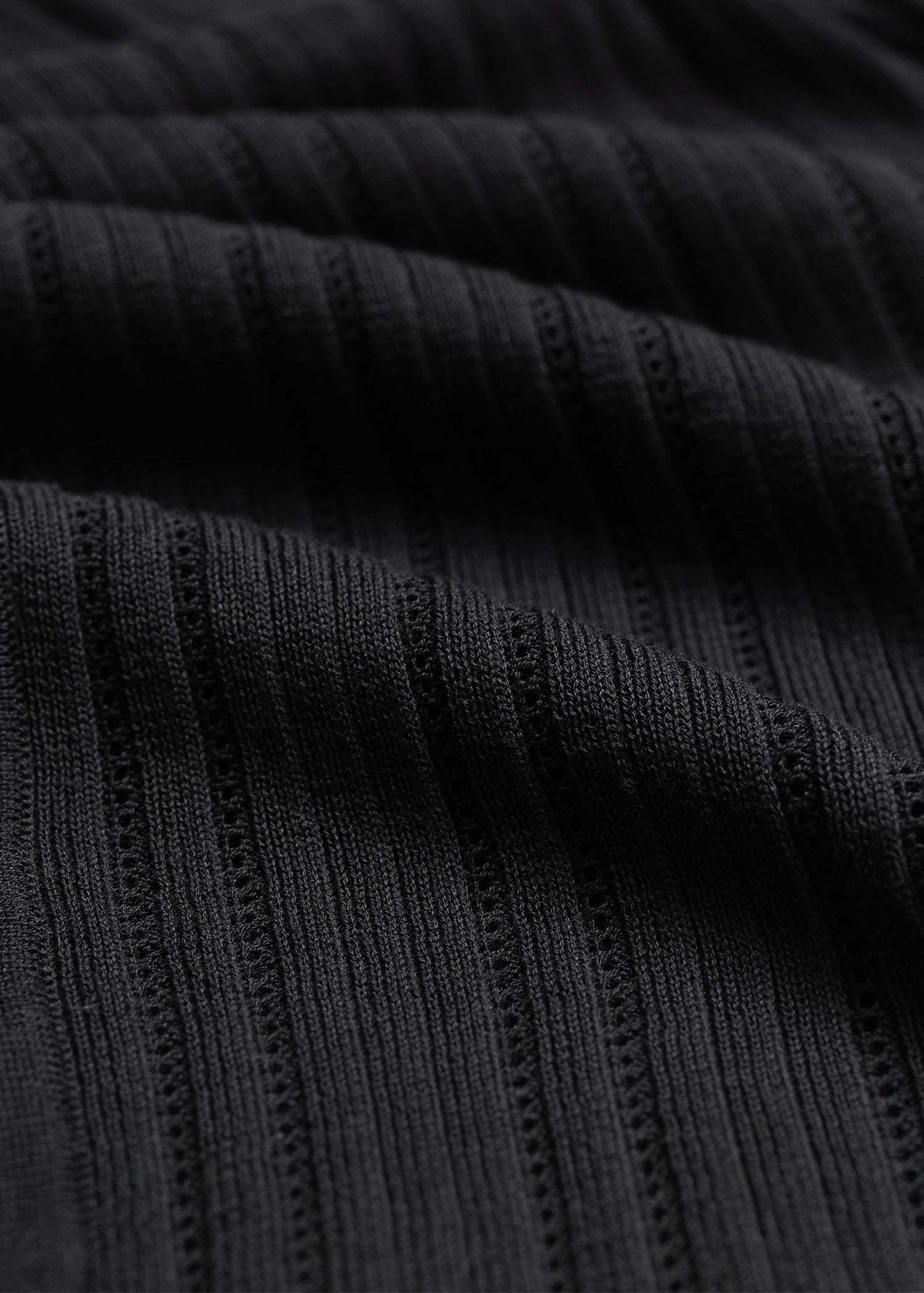 Mercer Cotton Polo Shirt - Black