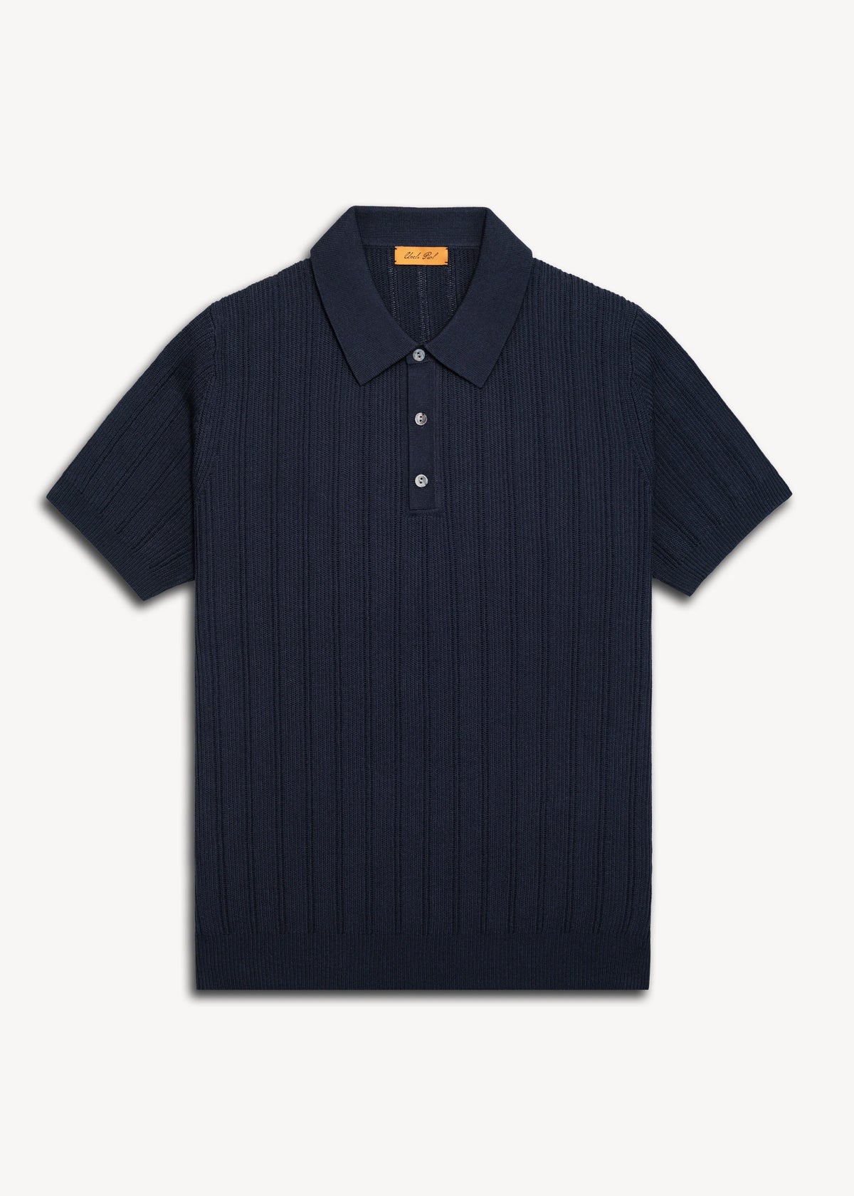 Mulberry Silk Classic Polo - Deep Navy