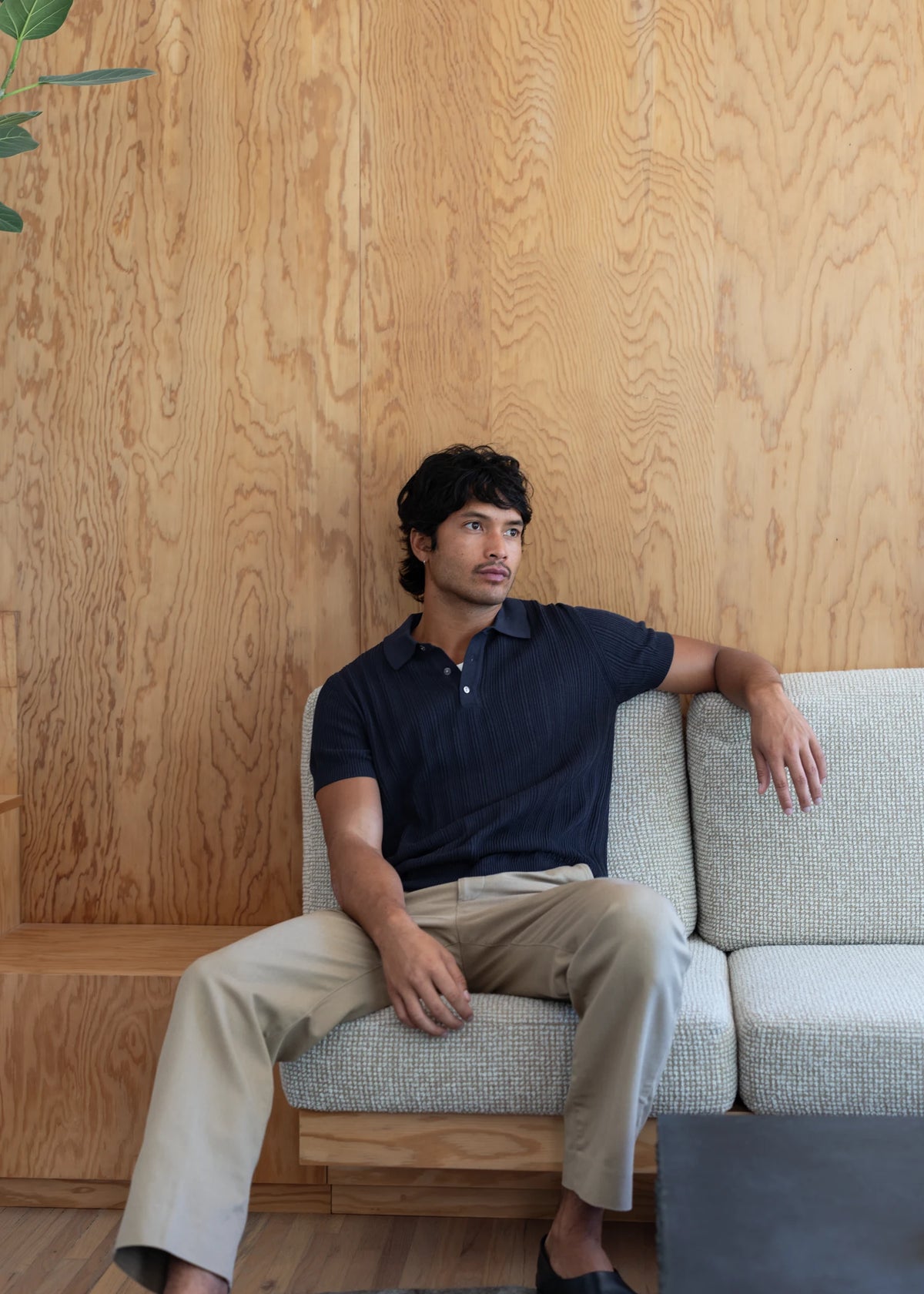 Mulberry Silk Classic Polo - Deep Navy