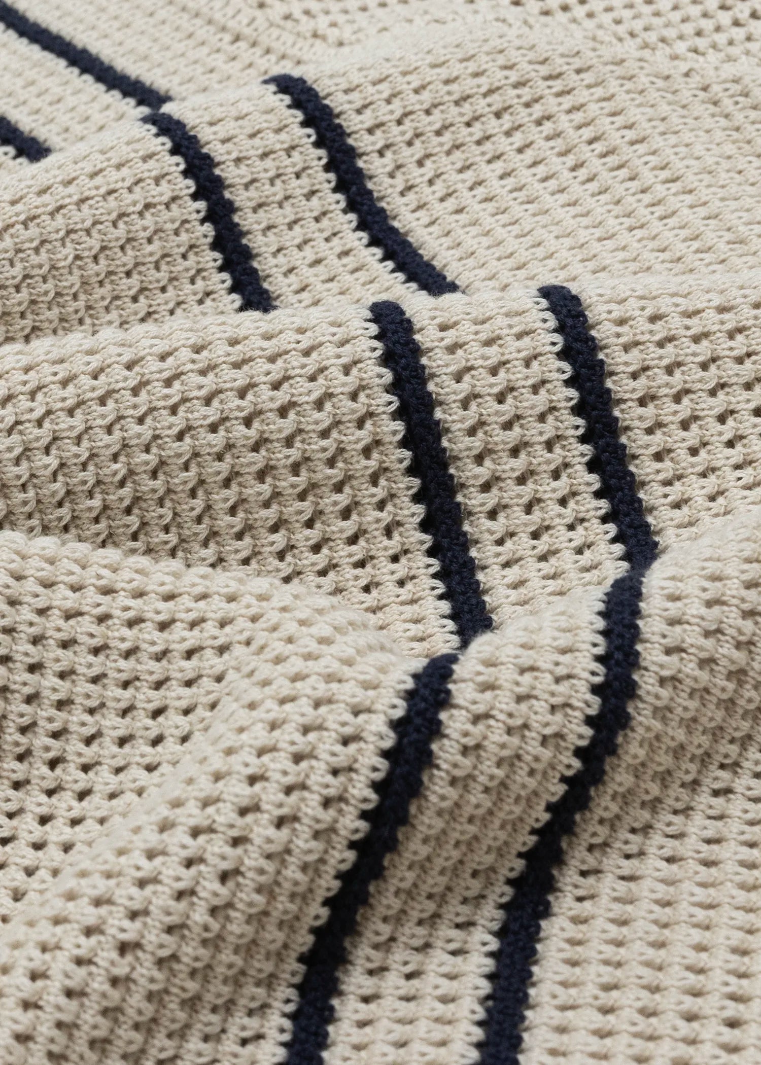 Linen Crochet Cabana Shirt - Natural