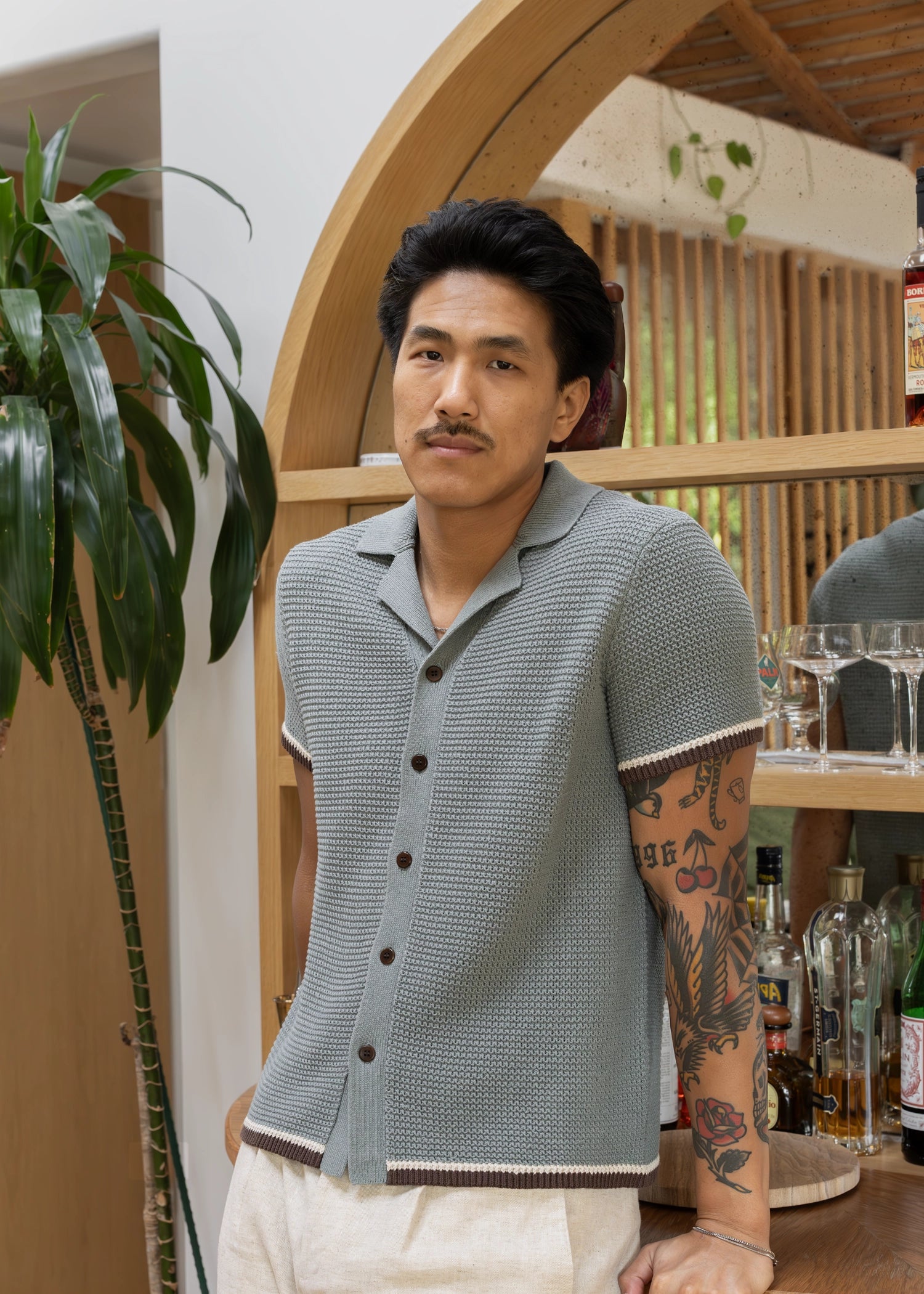 Uncle Purl Crochet Blue Synder Shirt