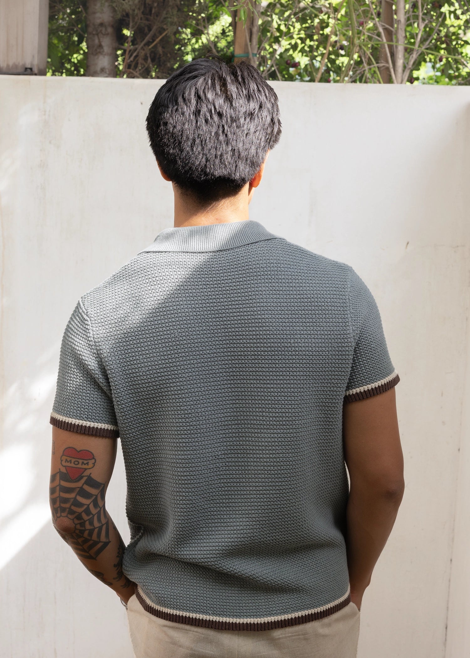 Uncle Purl Brown London Crochet Shirt