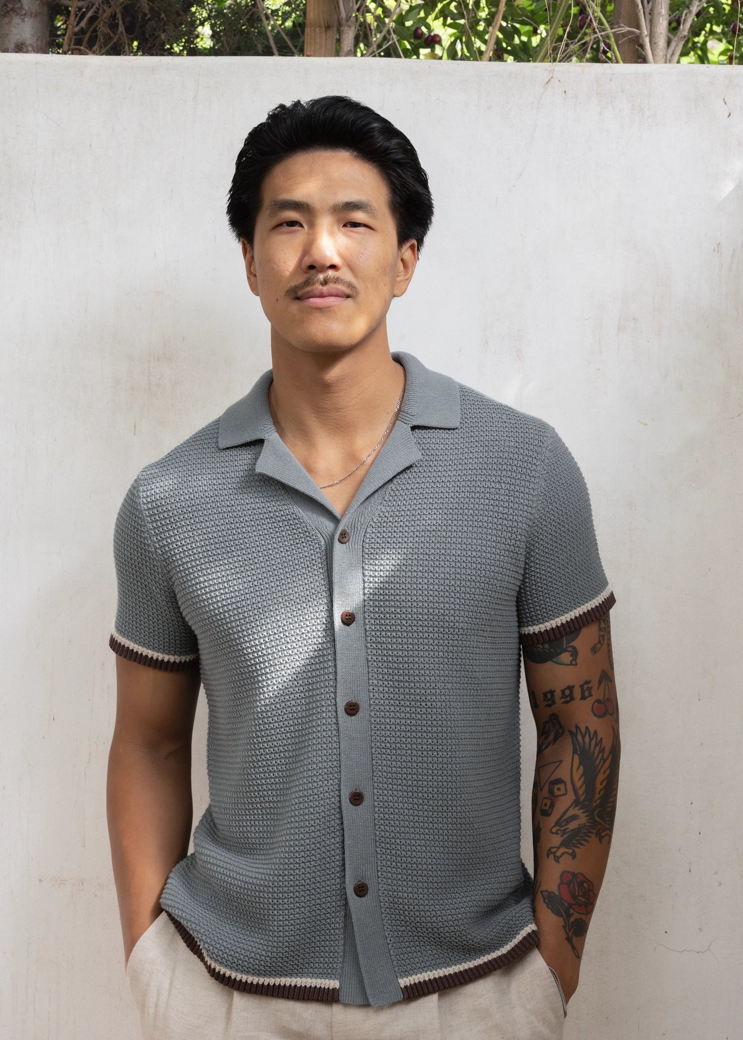 Uncle Purl Crochet Blue Shirt Todd Summer