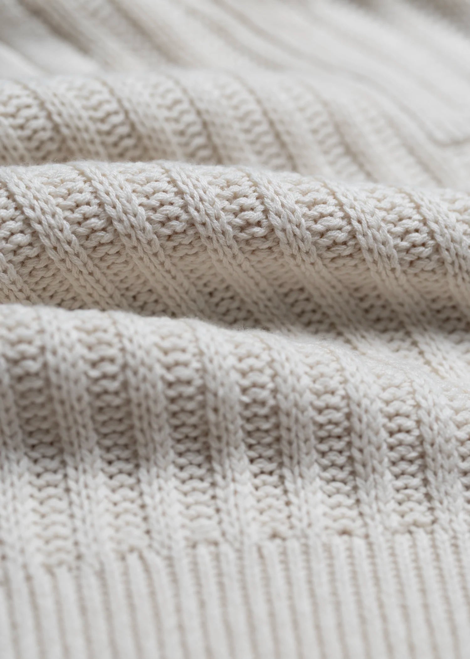 Extrafine Merino Polo Sweater - Cream