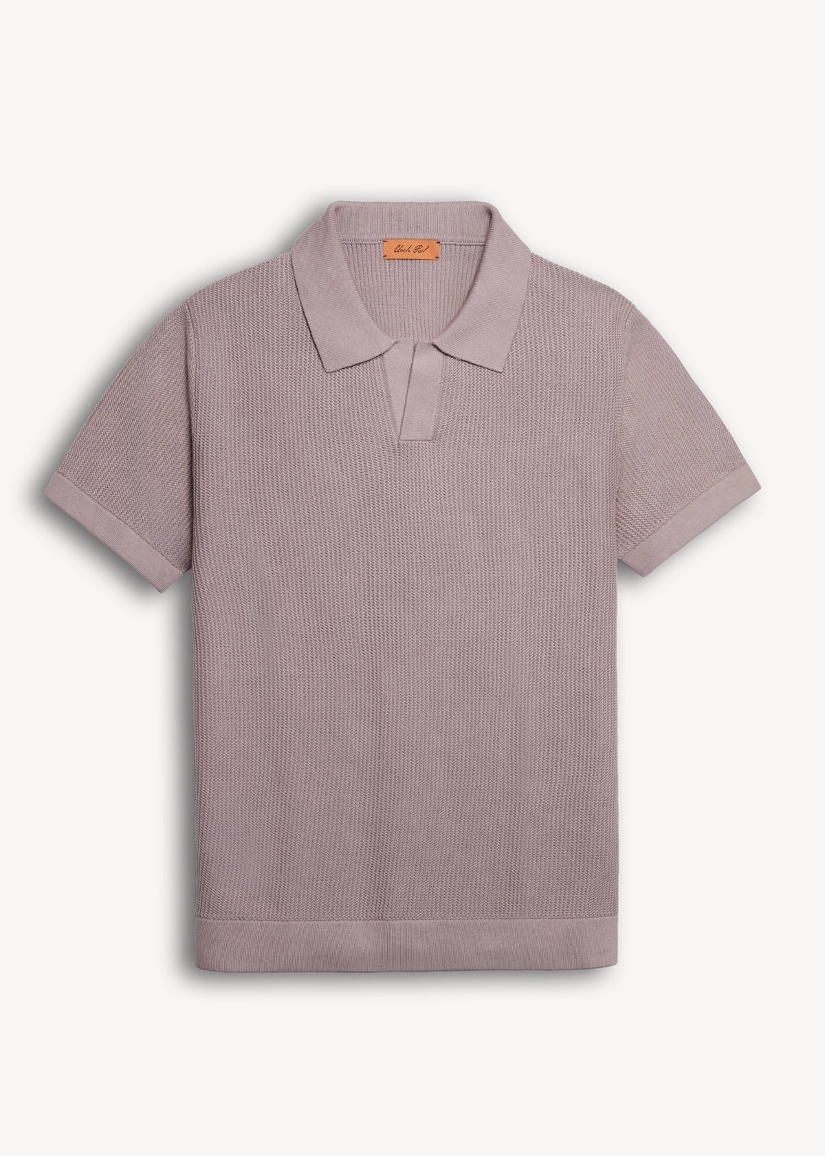 Mulberry Silk Polo - Dusty Rose