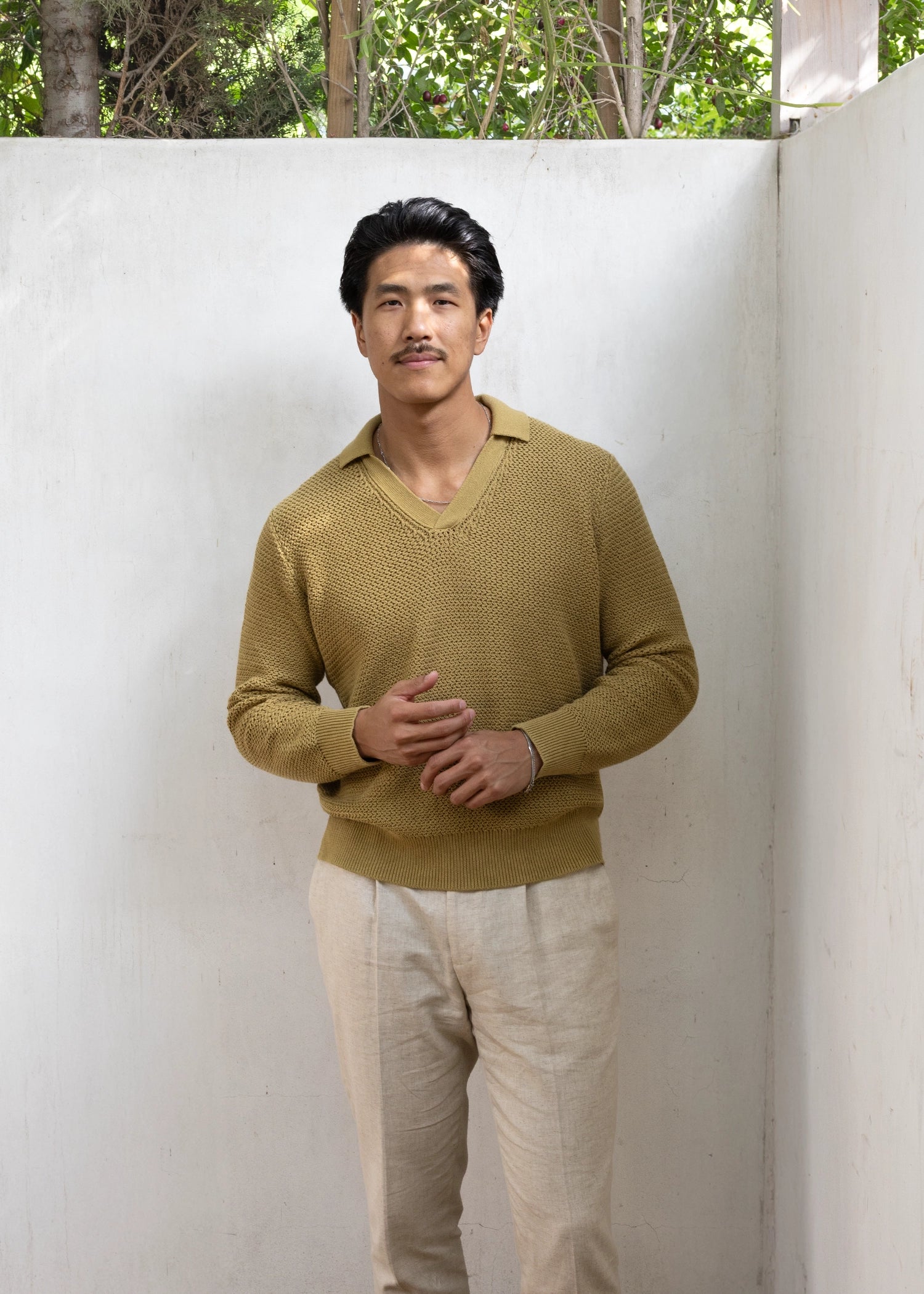 Uncle Purl Open Knit Polo Crochet OAS