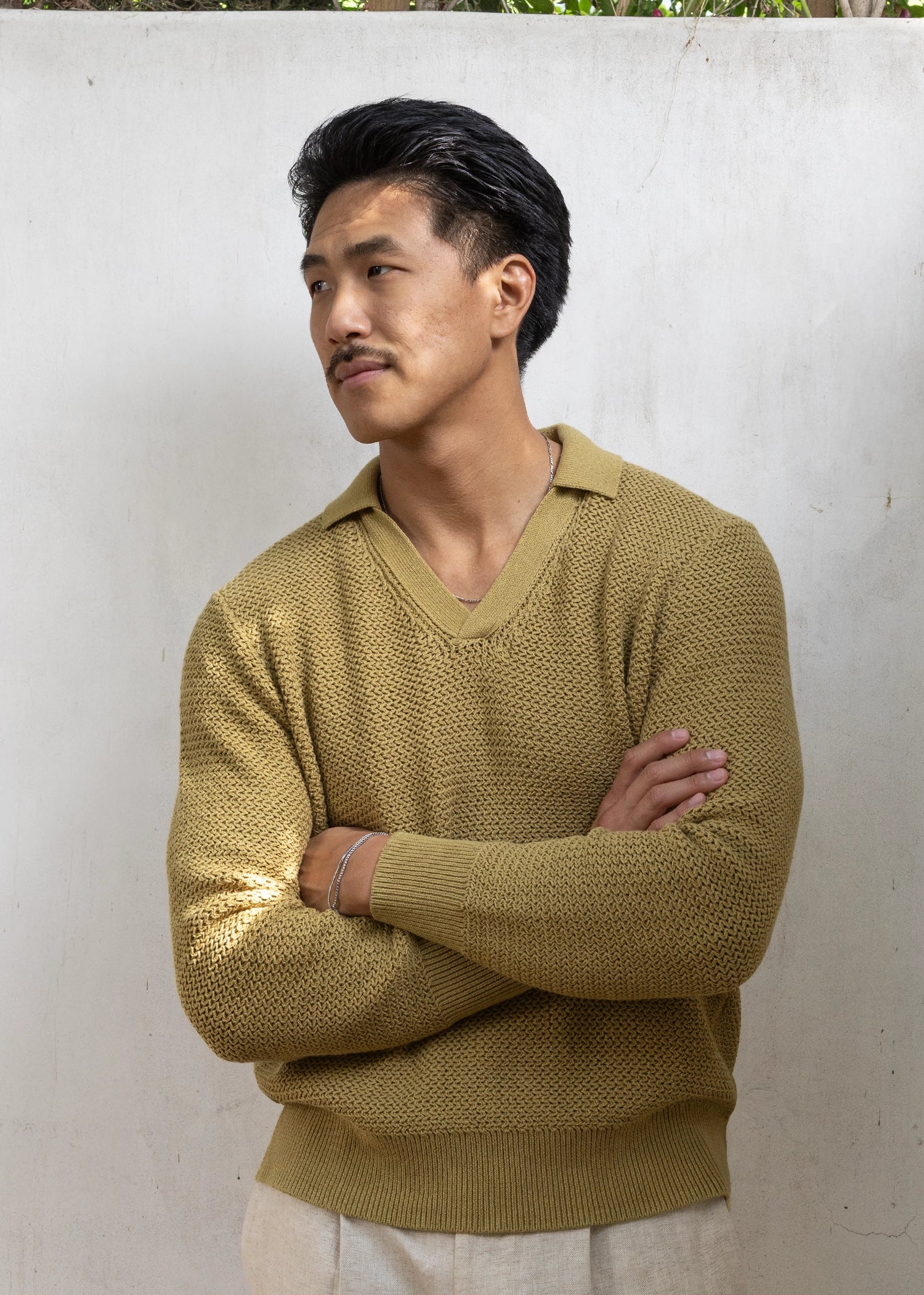 Uncle Purl Open Knit Polo Crochet Synder