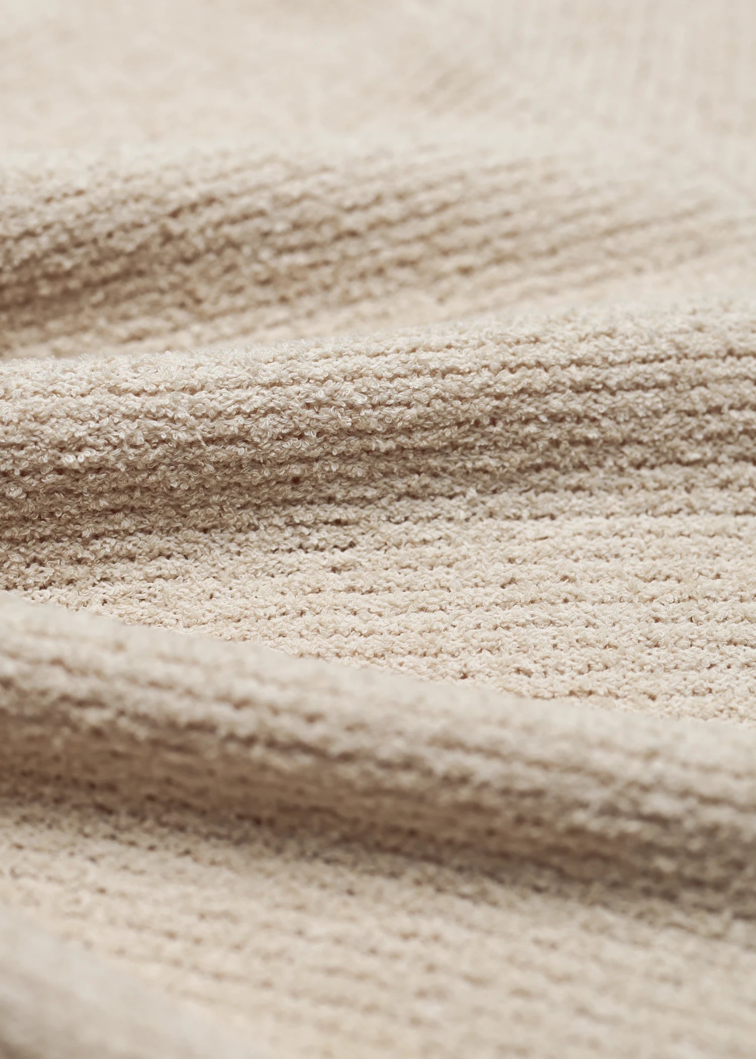 Loop Knit Terry Polo - Butter