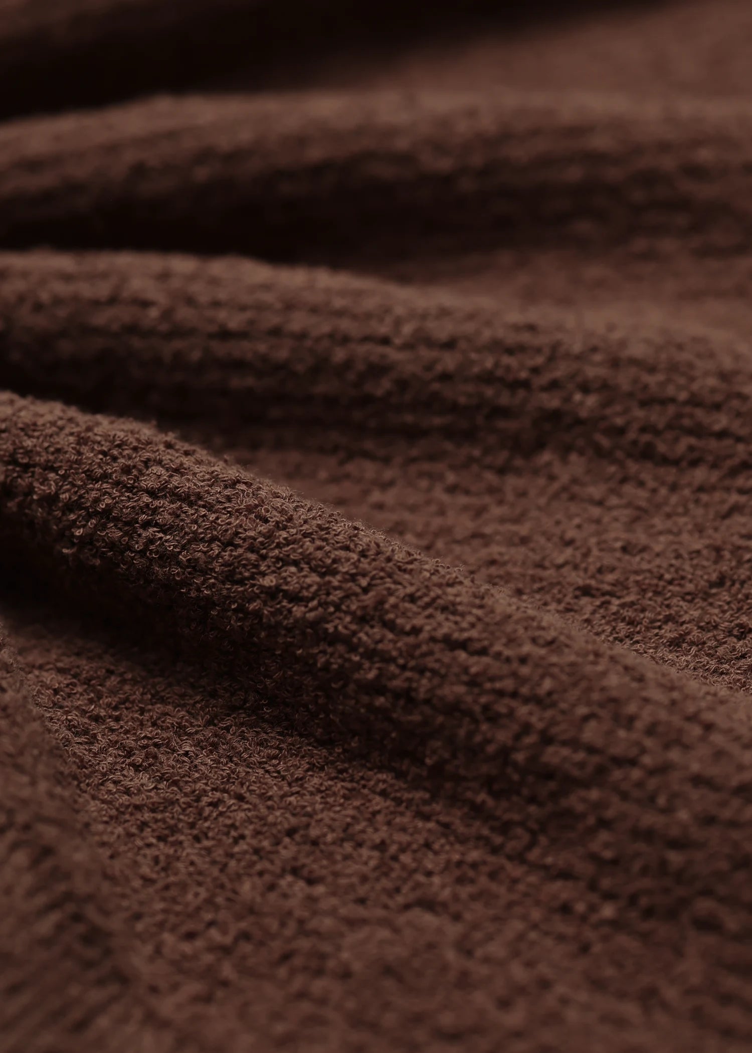 Loop Knit Terry Lounge Short - Rust Brown
