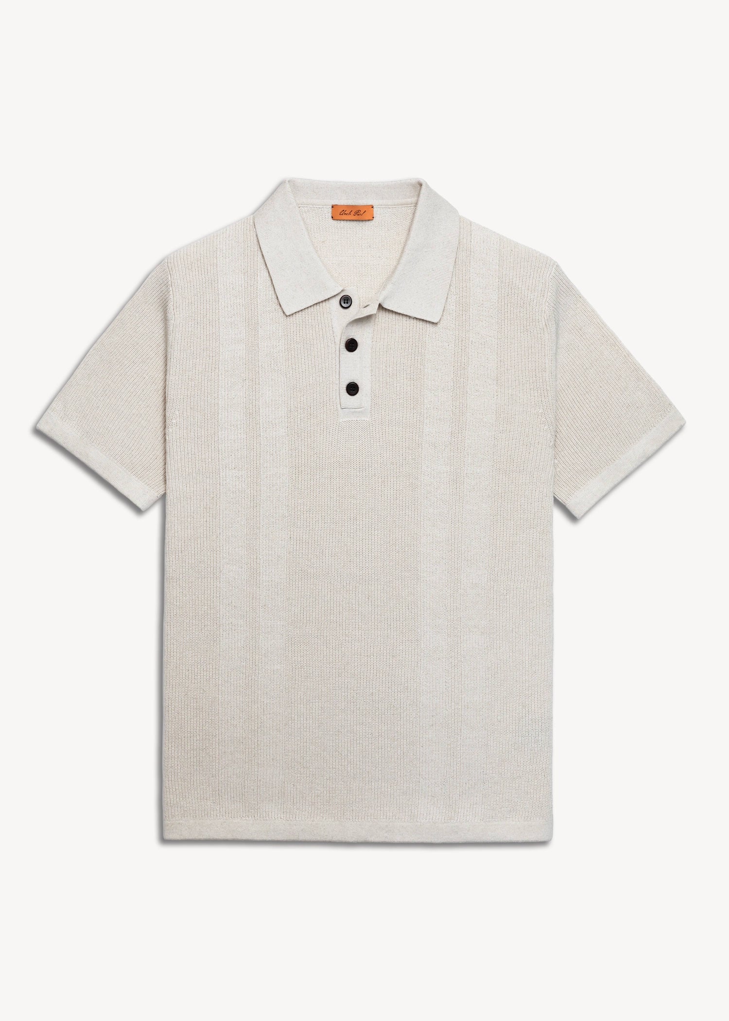 Linen Classic Polo - Natural