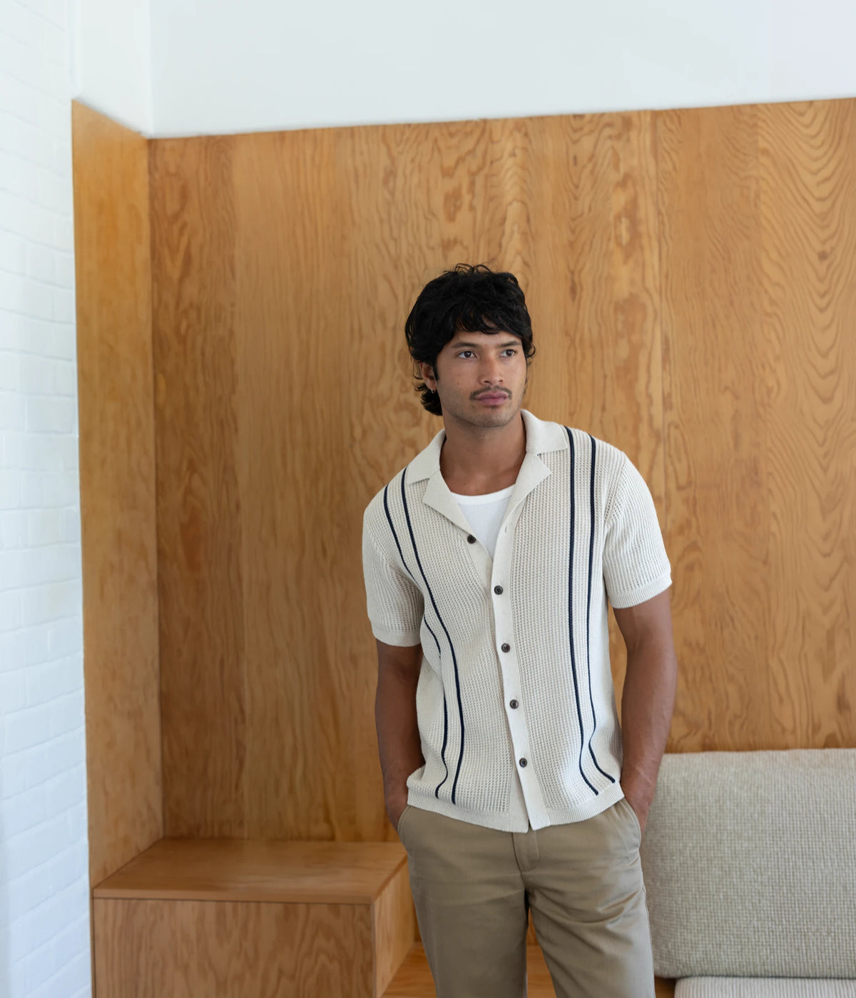 Uncle Purl Crochet Shirt Linen