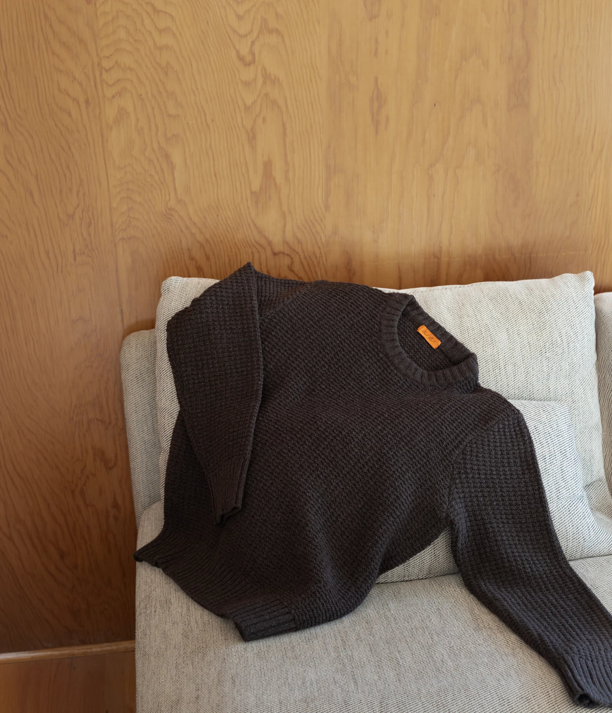 Uncle Purl Fall Sweater Brown Merino Wool Holiday Gifting