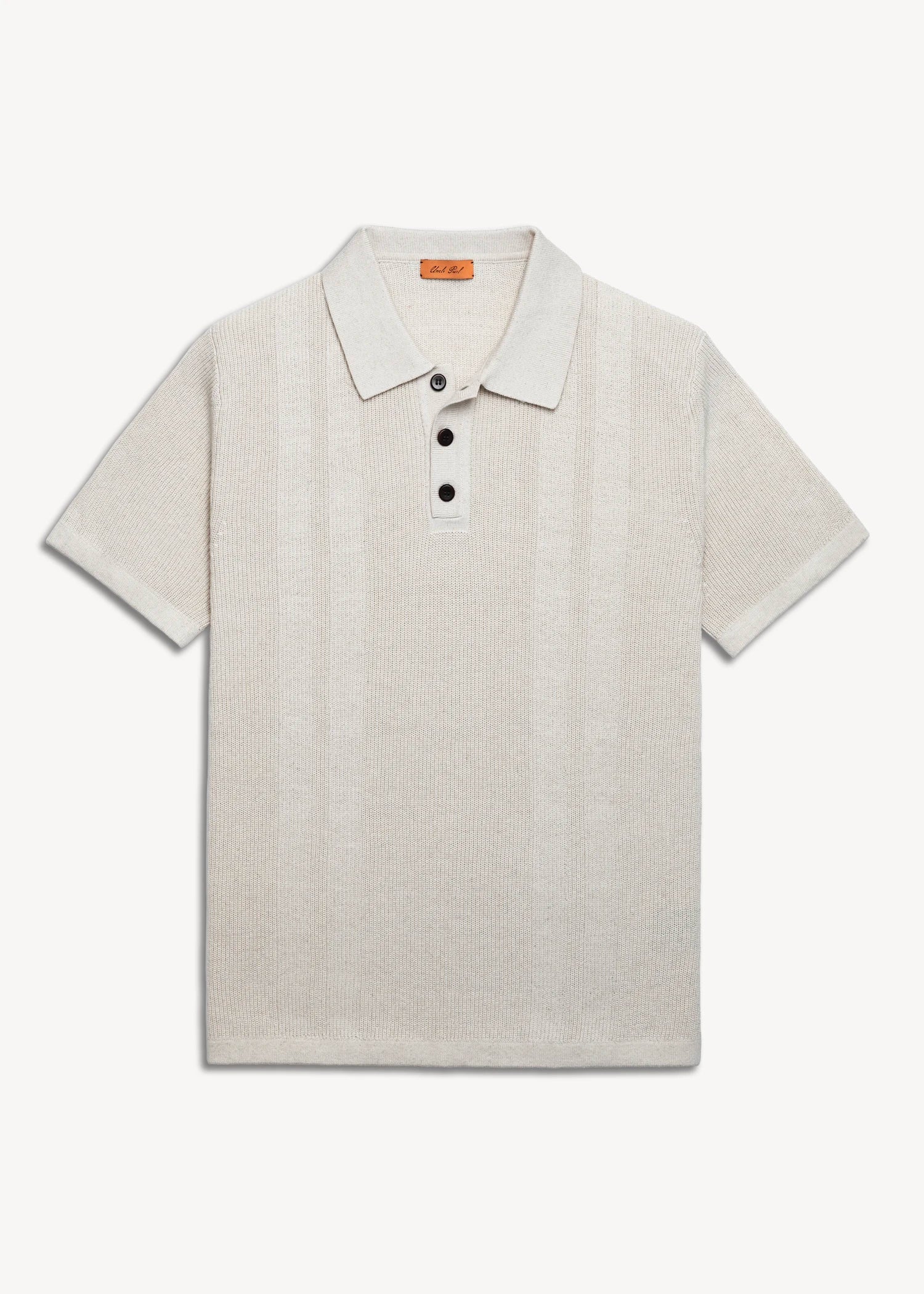 Linen Classic Polo - Natural