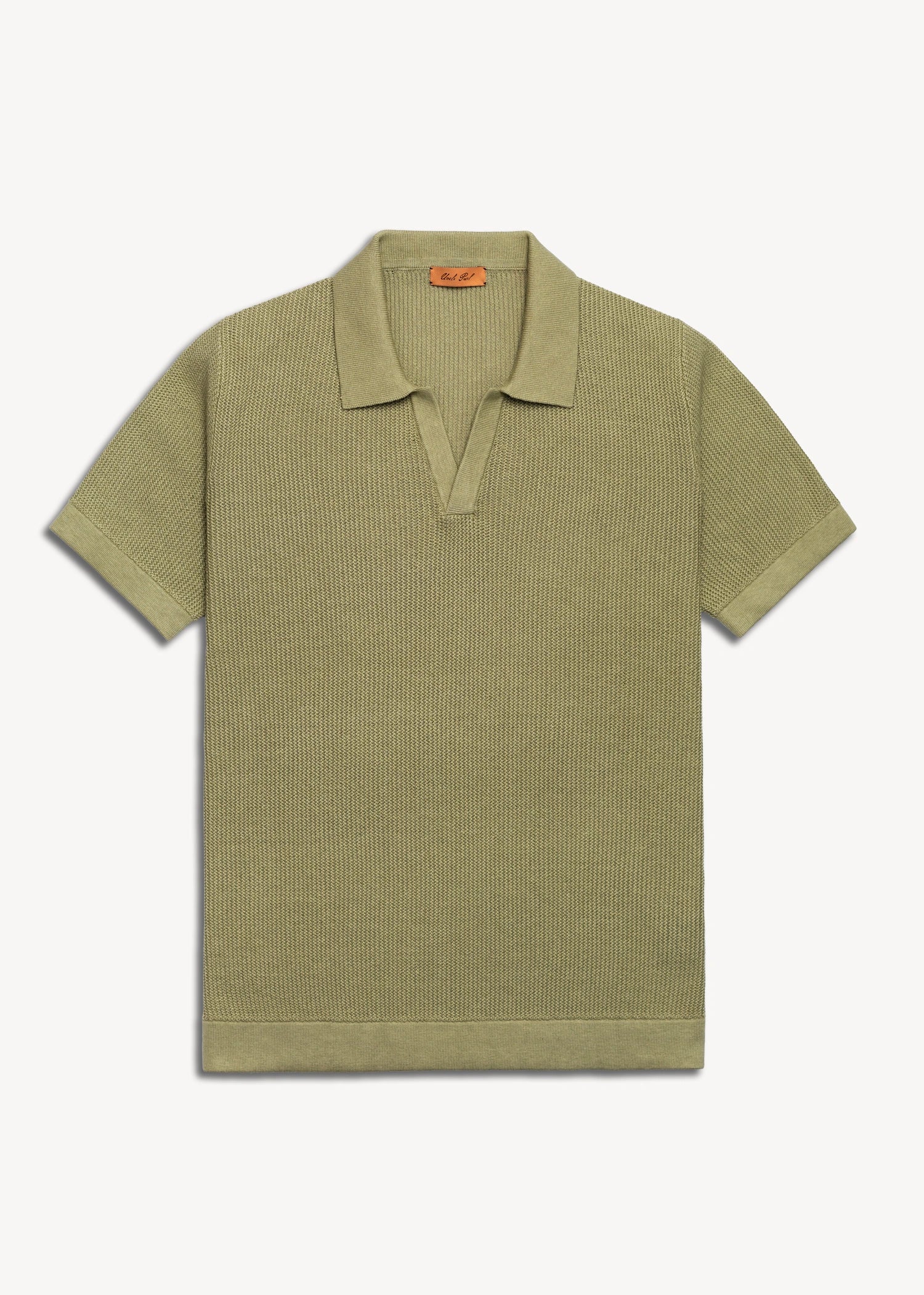 Mulberry Silk Polo - Aloe Green