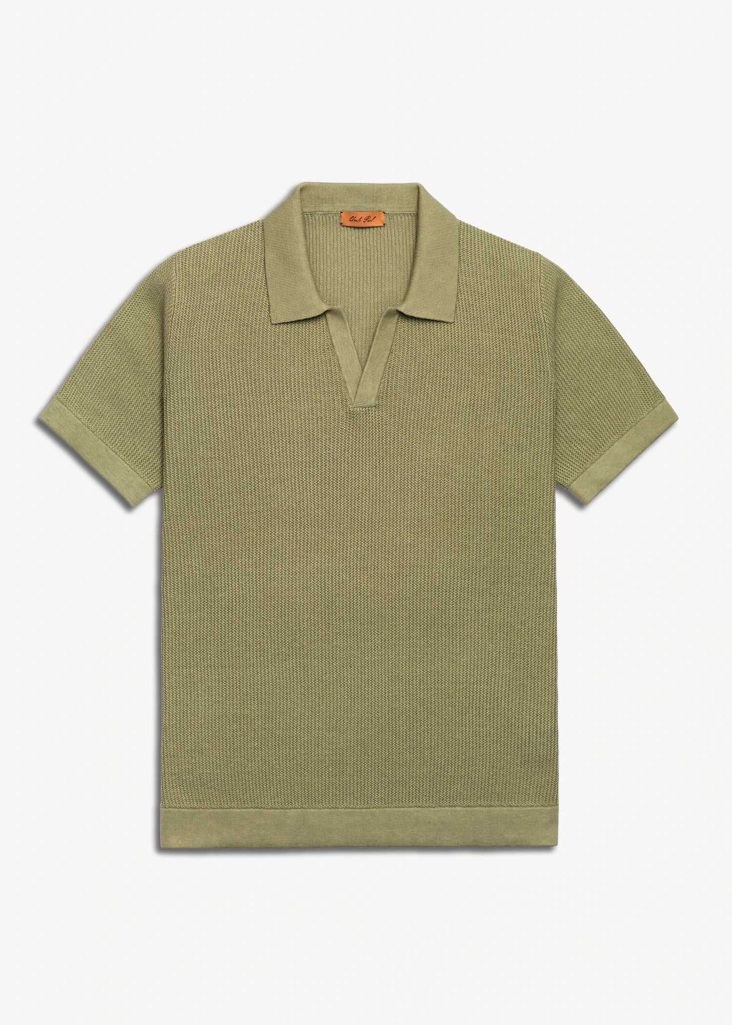 Mulberry Silk Polo - Aloe Green