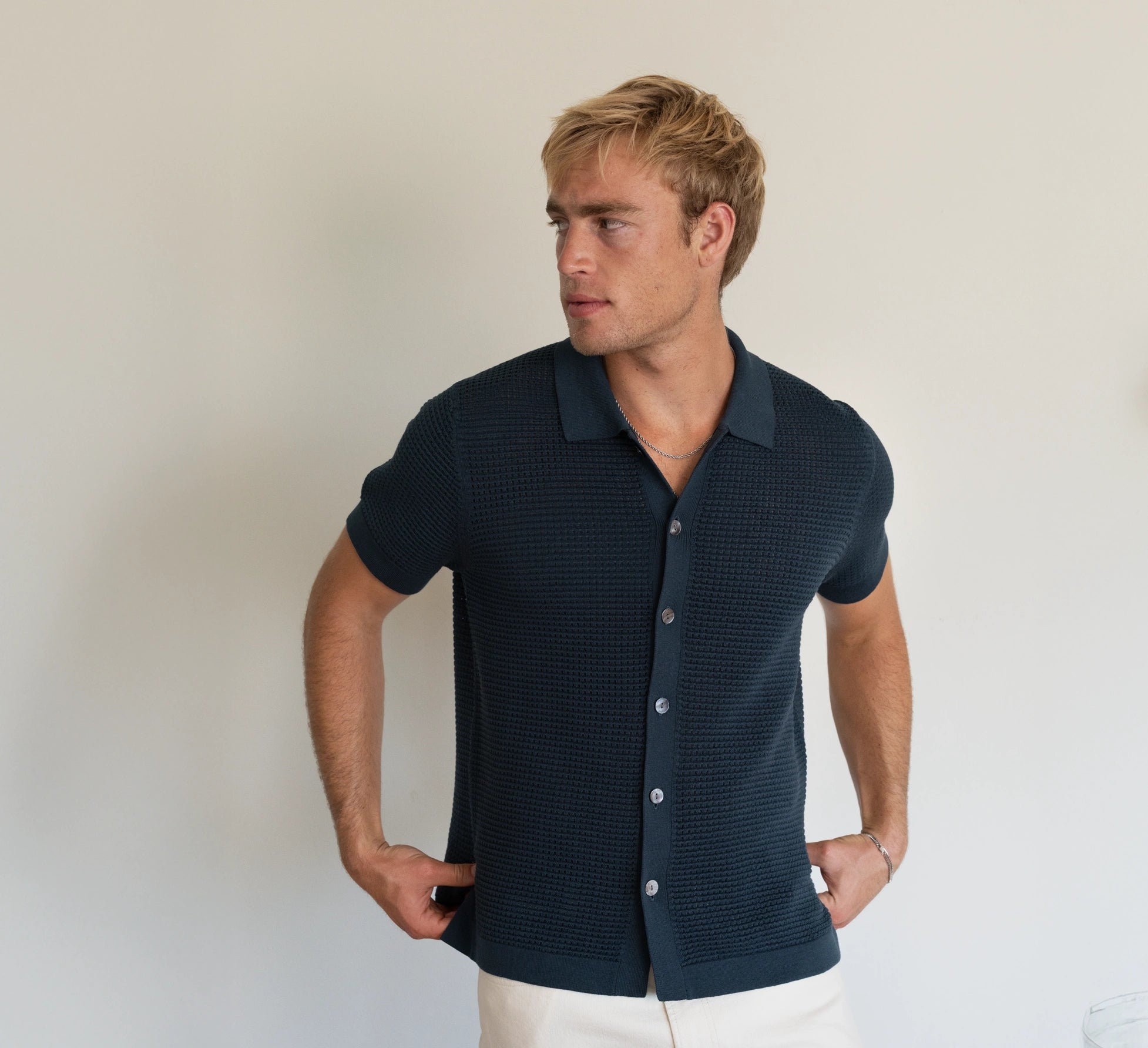 Uncle Purl Full Placket Polo Shirt