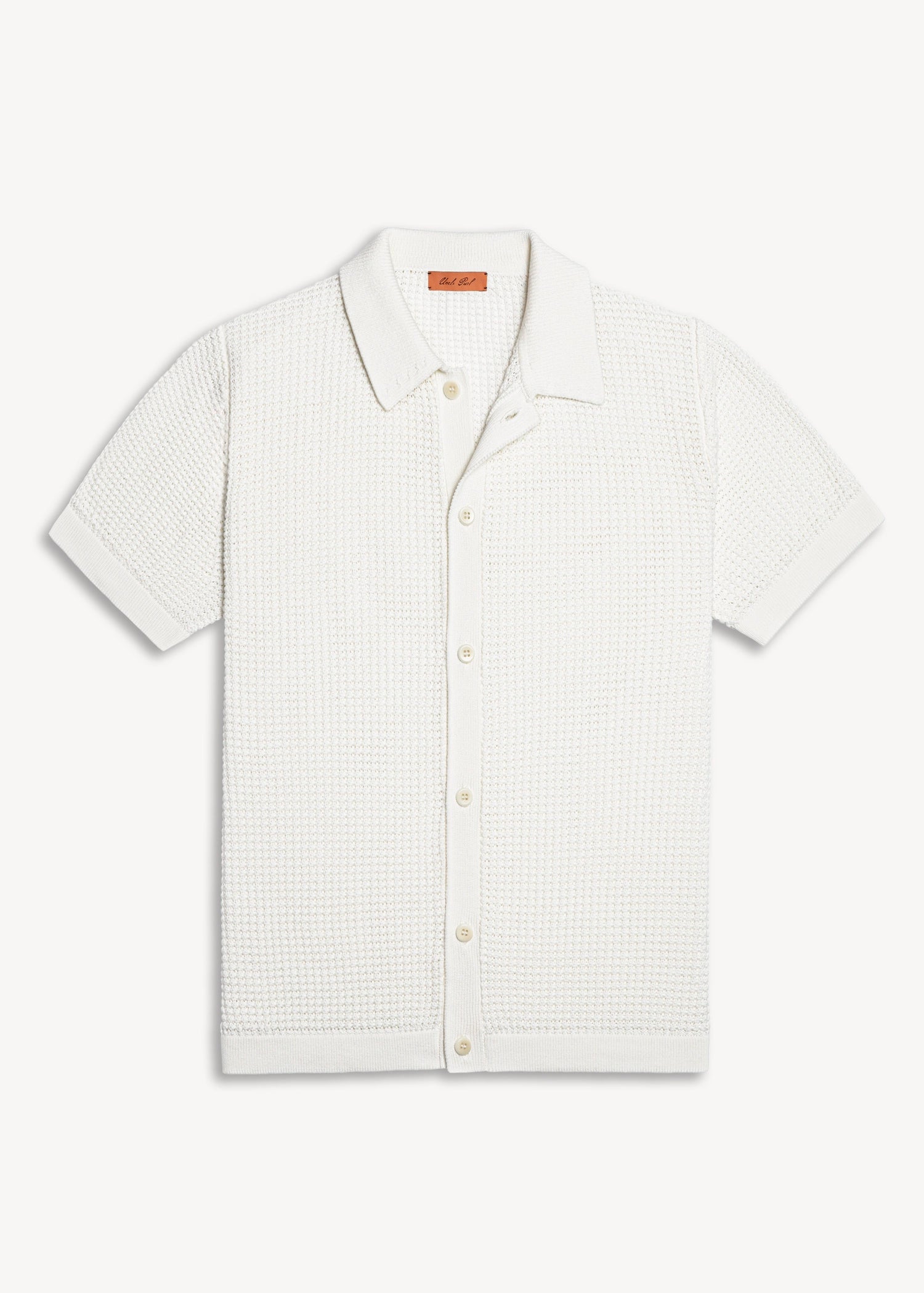 Mercer Cotton Polo Shirt - White